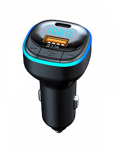 FM-модулятор трансмиттер автомобильный с Bluetooth TDS TS-CAF23