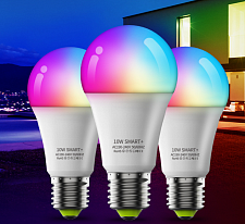 Умная светодиодная лампочка RGBCW E27 с Алисой Wi-Fi Орбита OT-HOS16