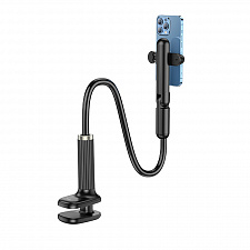 HOCO HD4 Черный держатель сматрфона настольный/прищепка