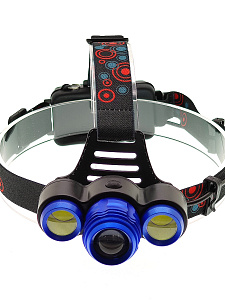 Патриот PT-FLG22 фонарь налобный (3L, 2*18650.,ZOOM)