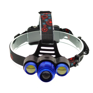 Патриот PT-FLG22 фонарь налобный (3L, 2*18650.,ZOOM)