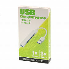 USB HUB разветвитель Type-C 3.0 на 4 порта Орбита Орбита OT-PCR18