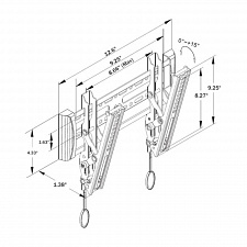 NB C1-T кронштейн для LCD/LED (17-37")