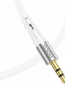 HOCO UPA22 Белый кабель аудио (штекер Lightning - штекер Джек 3,5мм) 1м