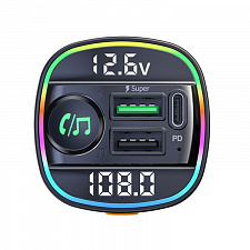 FM-модулятор трансмиттер автомобильный с Bluetooth TDS TS-CAF20