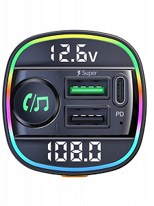 FM-модулятор трансмиттер автомобильный с Bluetooth TDS TS-CAF20