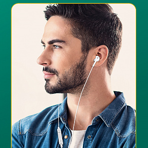 SENDEM G34T Белые наушники - гарнитура (TYPE-C)