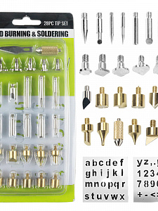 Набор для выжигания по дереву 75 в 1 с карандашами Помощник PM-INP29
