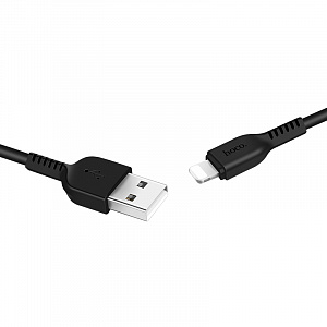 HOCO X13 Черный кабель USB 2.4A (iOS Lighting) 1м