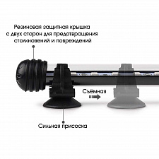 Светильник лампа для аквариума светодиодная RGB Огонек OG-LDP03 (180мм)