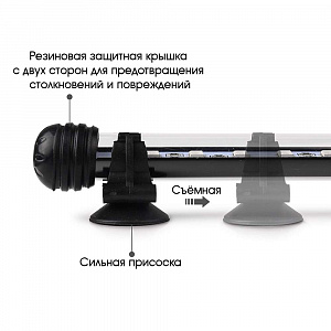 Светильник лампа для аквариума светодиодная RGB Огонек OG-LDP03 (180мм)