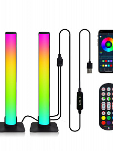 Светильник настольный декоративный для ПК RGB Огонёк OG-LDP18