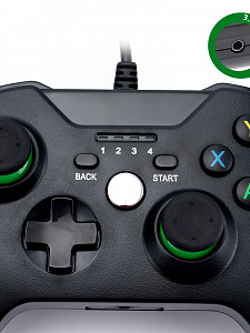 Орбита OT-PCG17 Черный геймпад игровой (проводной)