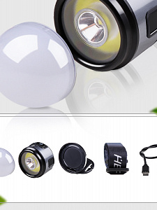 Патриот PT-FLG45 фонарь налобный (2L, аккум)