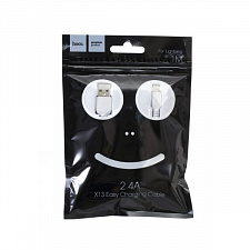 HOCO X13 Черный кабель USB 2.4A (iOS Lighting) 1м