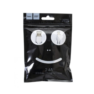 HOCO X13 Черный кабель USB 2.4A (iOS Lighting) 1м