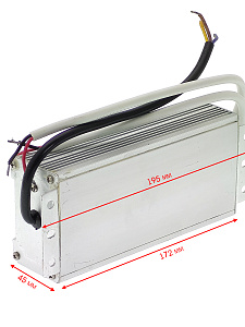 Блок питания 24В для светодиодной ленты IP67 импульсный Орбита OT-APB127