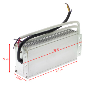 Блок питания 24В для светодиодной ленты IP67 импульсный Орбита OT-APB127