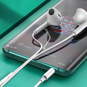 SENDEM G34T Белые наушники - гарнитура (TYPE-C)