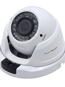 Камера видеонаблюдения уличная IP купольная вариофокальная 2MP Орбита OT-VNI30 Белая