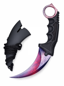 Патриот PT-TRK10 нож складной (Керамбит, волны рубин)