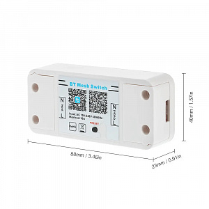 Огонек OG-LDL36 контроллер-реле 220В (Bluetooth, 1 канал)
