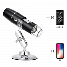 Микроскоп беспроводной цифровой карманный 1000X Wi-Fi Орбита OT-INL92