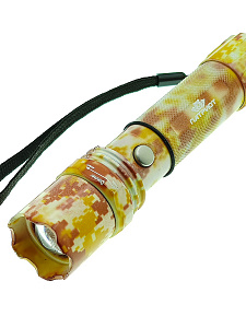 Патриот PT-FLR16 фонарь ручной камуфляж (1L, 18650.,ZOOM)