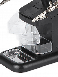 Третья рука для пайки с подсветкой, универсальный держатель на подставке с лупой 2 руки Орбита OT-INL48