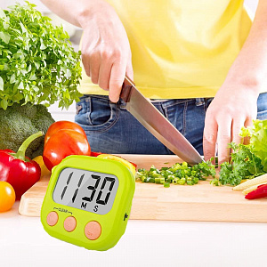 Таймер кухонный электронный Орбита OT-HOM22 Зеленый