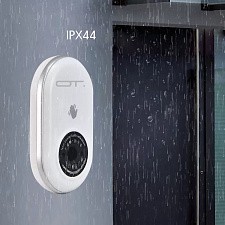 Звонок беспроводной сетевой 45 мелодий Орбита OT-HOC20 Белый