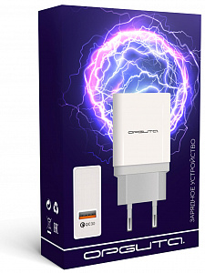 Зарядное устройство для телефона, Быстрая зарядка 20W адаптер QC 3.0 Орбита OT-APU55 Черный