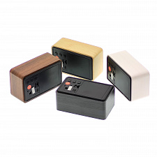 VST 863-1 Красные часы настольные (ЧЁРНЫЕ)(без блока)