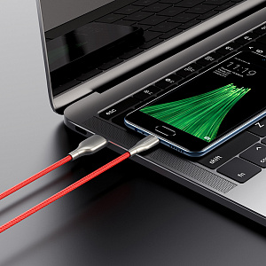 BOROFONE BX45 Красный кабель USB 2.4A (microUSB) 1м