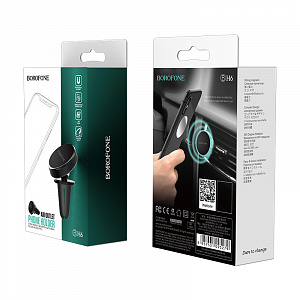 BOROFONE BH6 Черный Держатель для смартфонов магнитный (в воздуховод)