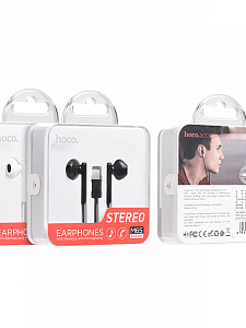 HOCO M65 Черные наушники - гарнитура (TYPE-C) (3.5мм)