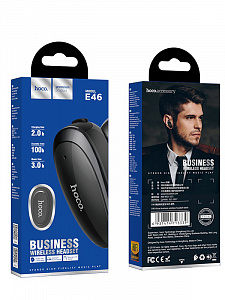 HOCO E46 Черная Bluetooth гарнитура