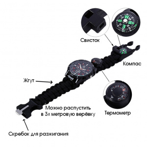 Набор для выживания туристический 8 в 1 Патриот PT-TRS10