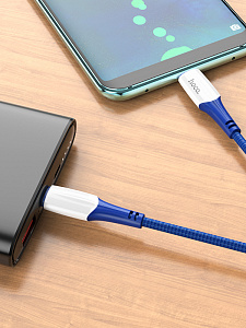 HOCO X70 Синий кабель PD60W (TYPE-C-TYPE-C) 1м