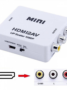 Переходник с HDMI на AV/RCA конвертер Орбита OT-AVW51