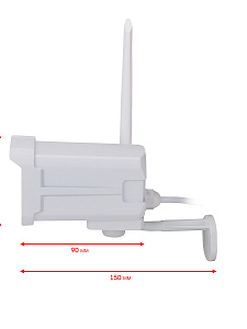 Комплект видеонаблюдения 4 камеры Wi-Fi 2MP Орбита OT-VNK04
