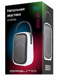 Орбита OT-SPF39 Белая активная напольная акустика