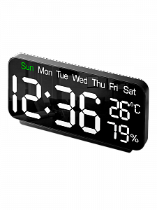 VST 912Y-6 Белые часы настольные (без блока)