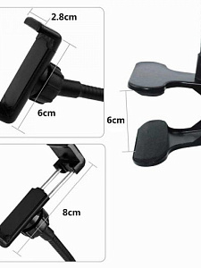 Огонек OG-SMH05 лампа кольцевидная на прищепке (9см)