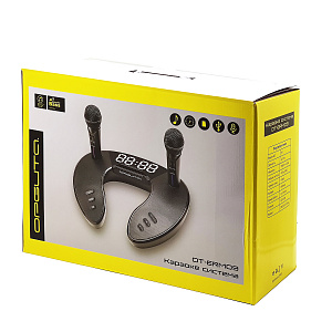 Орбита OT-ERM09 Золото Караоке система (2 микр, Bluetooth 5.0)