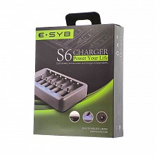 E SYB S6 ЗУ для аккум. (6 гнёзд)