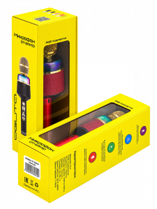 Орбита OT-ERM10 Розовый RGB микрофон (Bluetooth, динамики, USB)