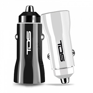 Зарядка в прикуриватель для автомобиля 2*USB TDS TS-CAU36 Черное