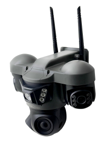 Камера видеонаблюдения Wi-Fi уличная поворотная 2 Mp*3 Орбита OT-VNI68A