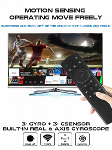 Пульт Bluetooth универсальный для телевизоров и медиаплееров Орбита OT-DVC31